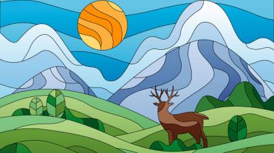 Atelier « Fresque de la Montagne »_Aime-la-Plagne