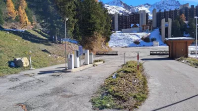 Parking aérien P2 Plagne Bellecôte_La Plagne