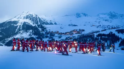 Descente aux flambeaux_La Plagne