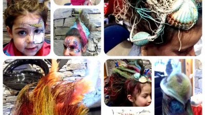Le Festoche des Mioches - atelier maquillage et coiffure excentrique_Plagne-Montalbert