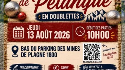 Grand tournoi de pétanque de Plagne 1800_La Plagne