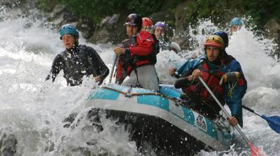 rafting sur le Doron de Bozel