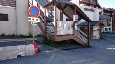 Arret navette Plagne Soleil