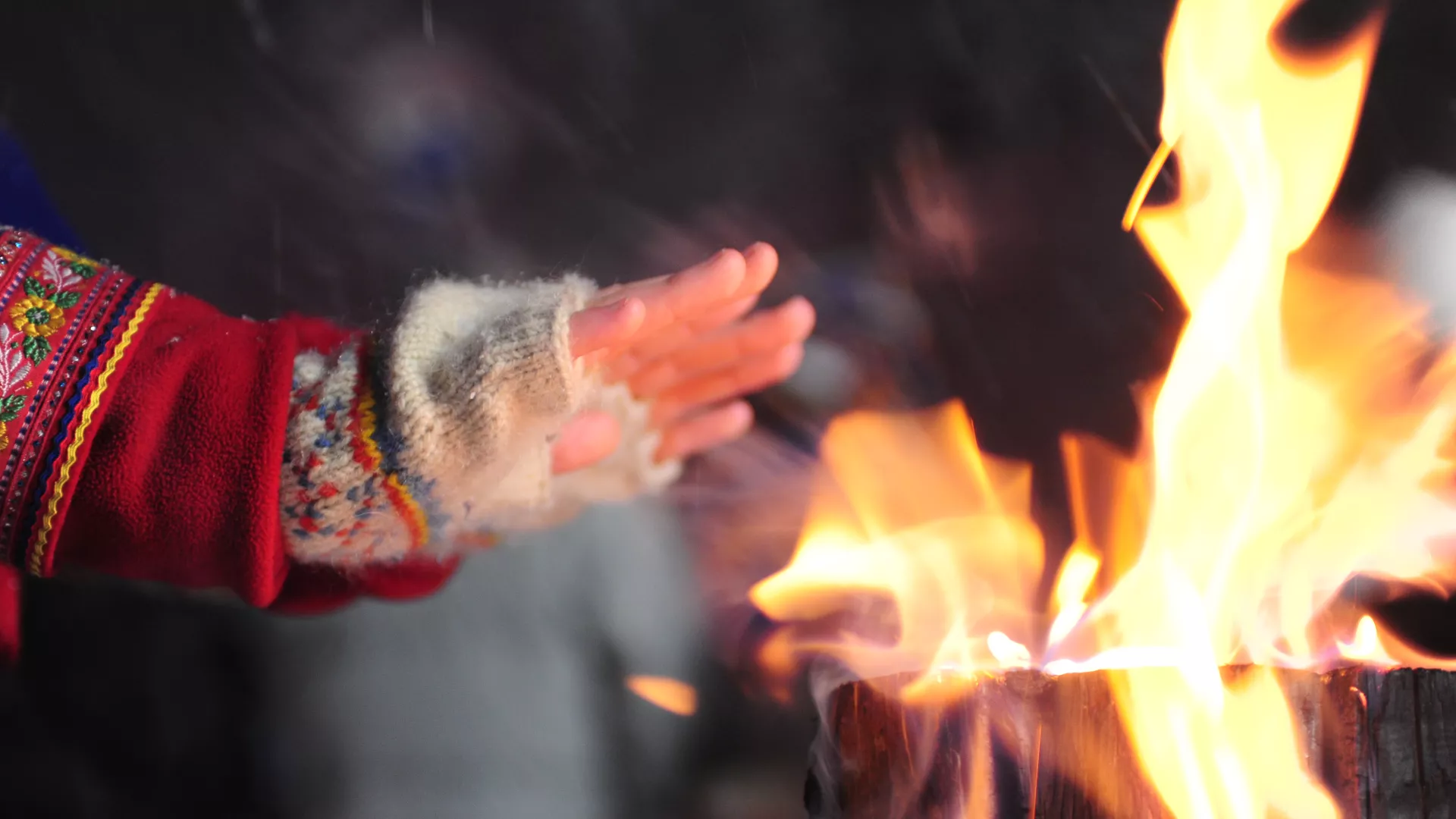 On se réchauffe au coin du feu !