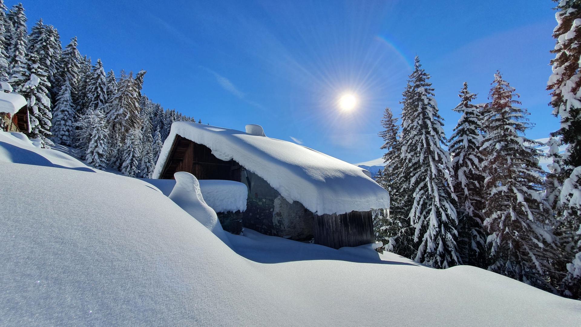 La Côte d'Aime en hiver