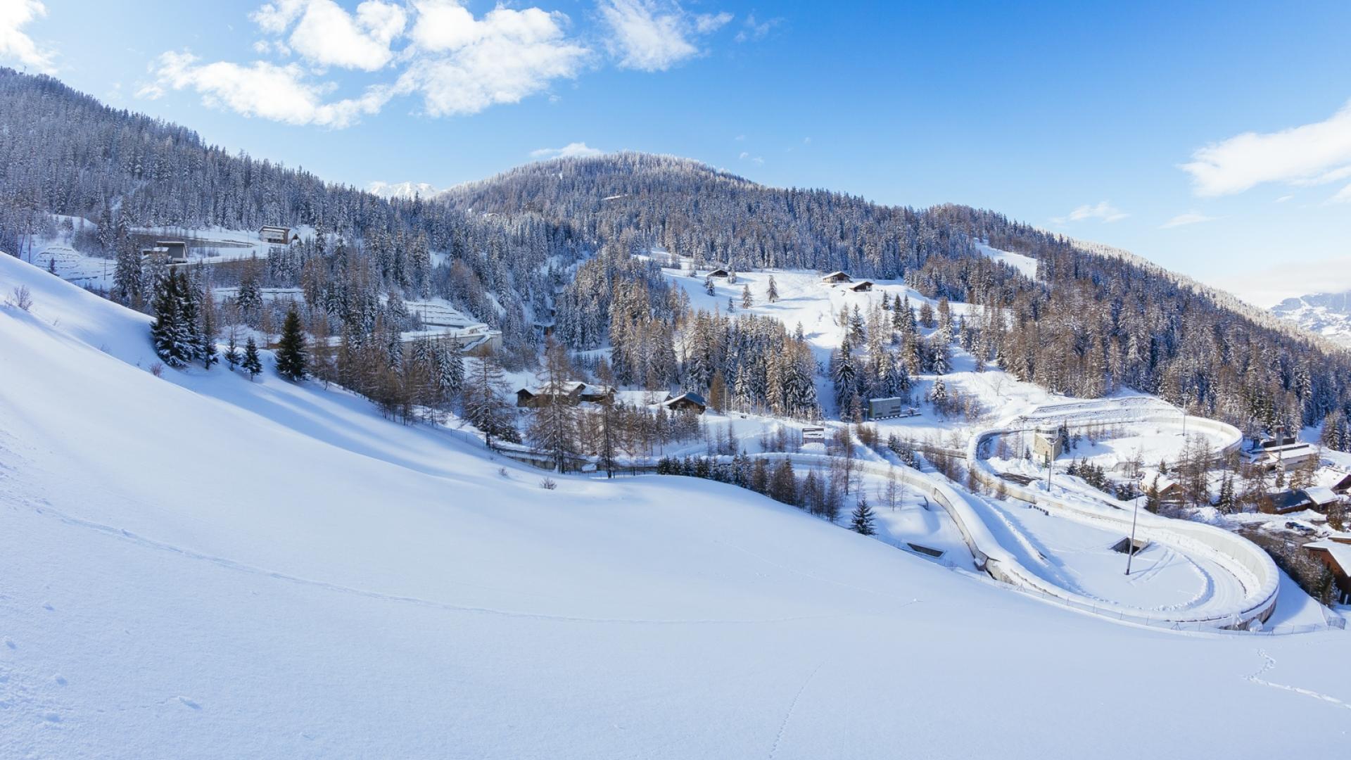 Piste Olympique de bobsleigh La Plagne