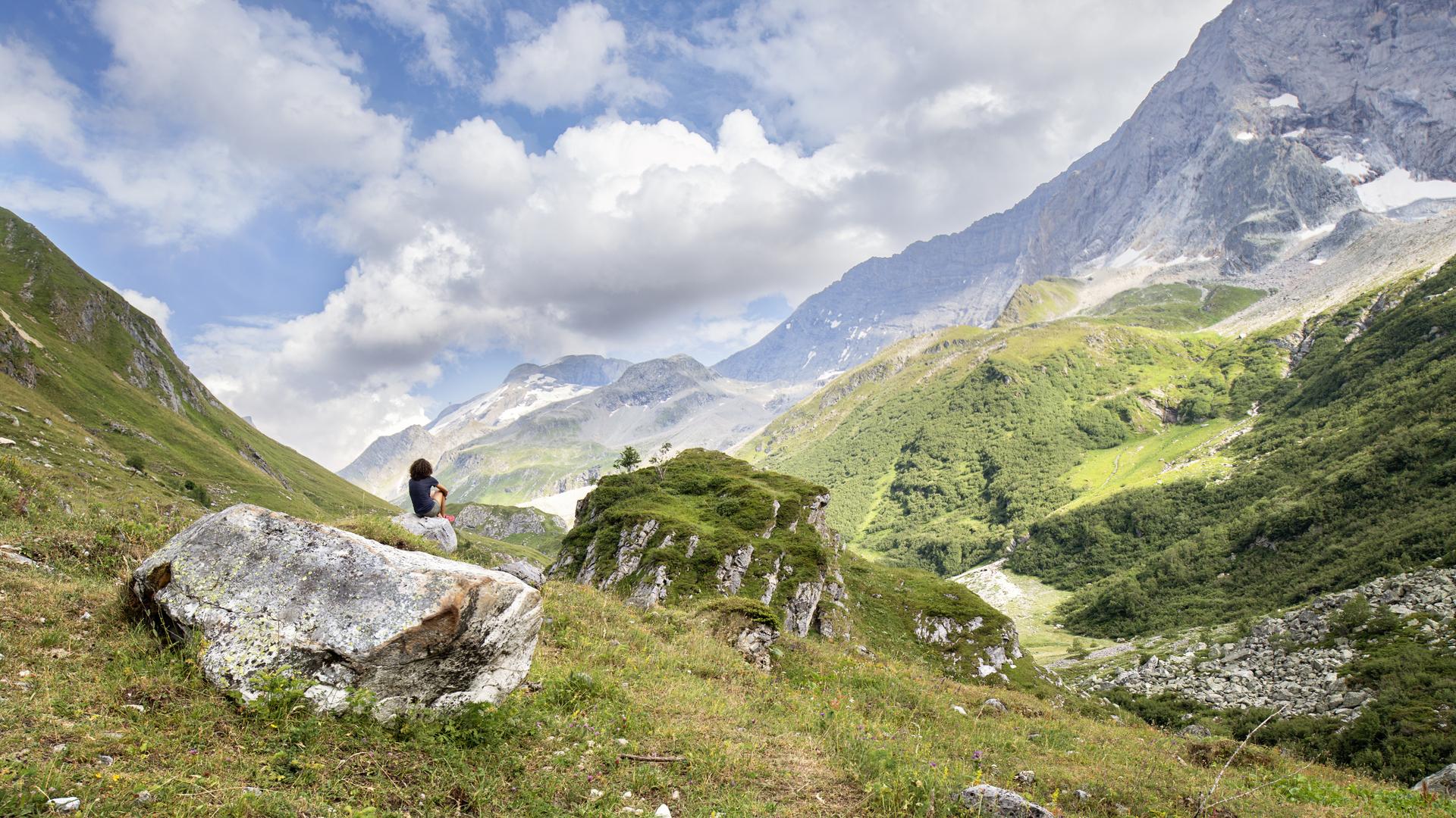 Randonnée dans le Parc de la Vanoise à La Plagne