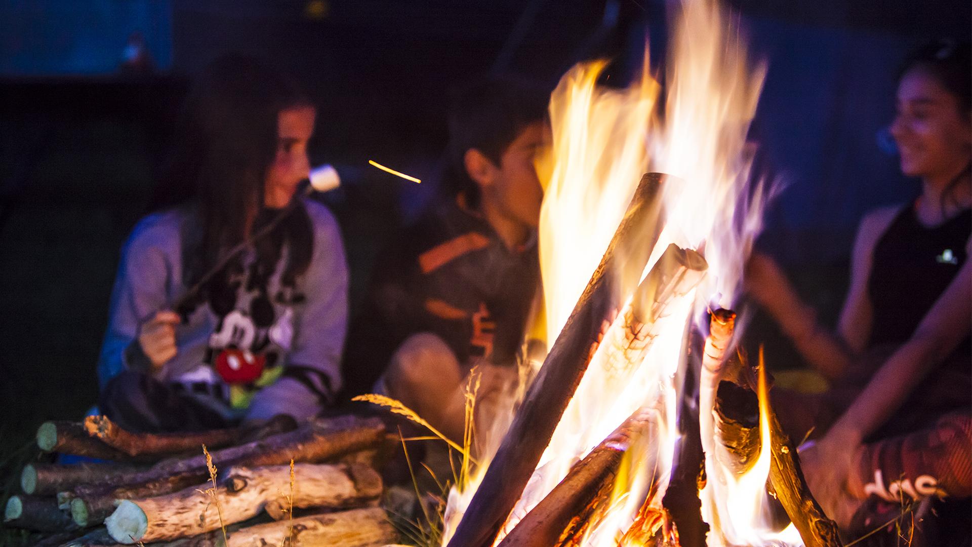 Activité camp de survie enfant à La Plagne