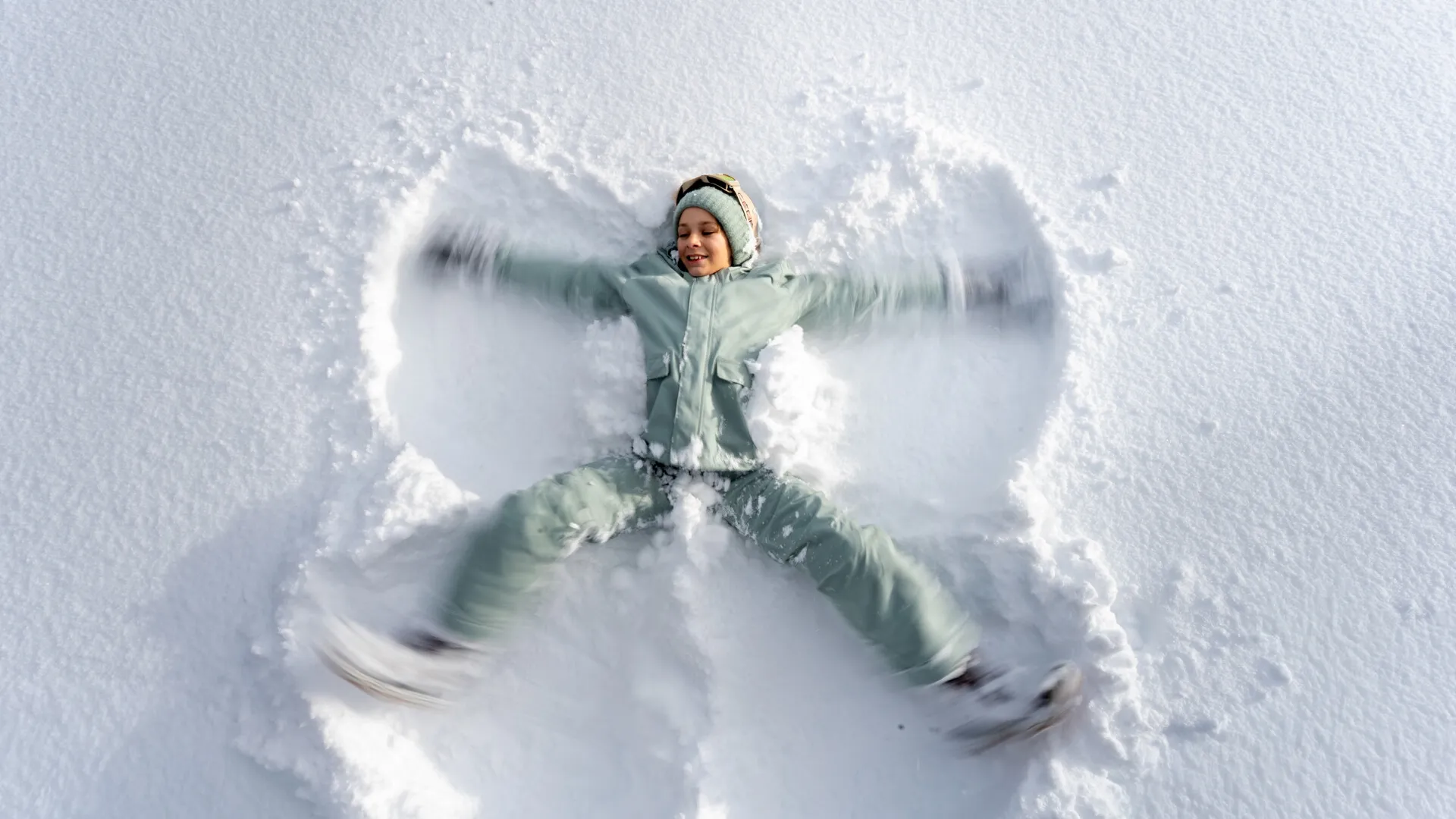 Un ange dans la neige