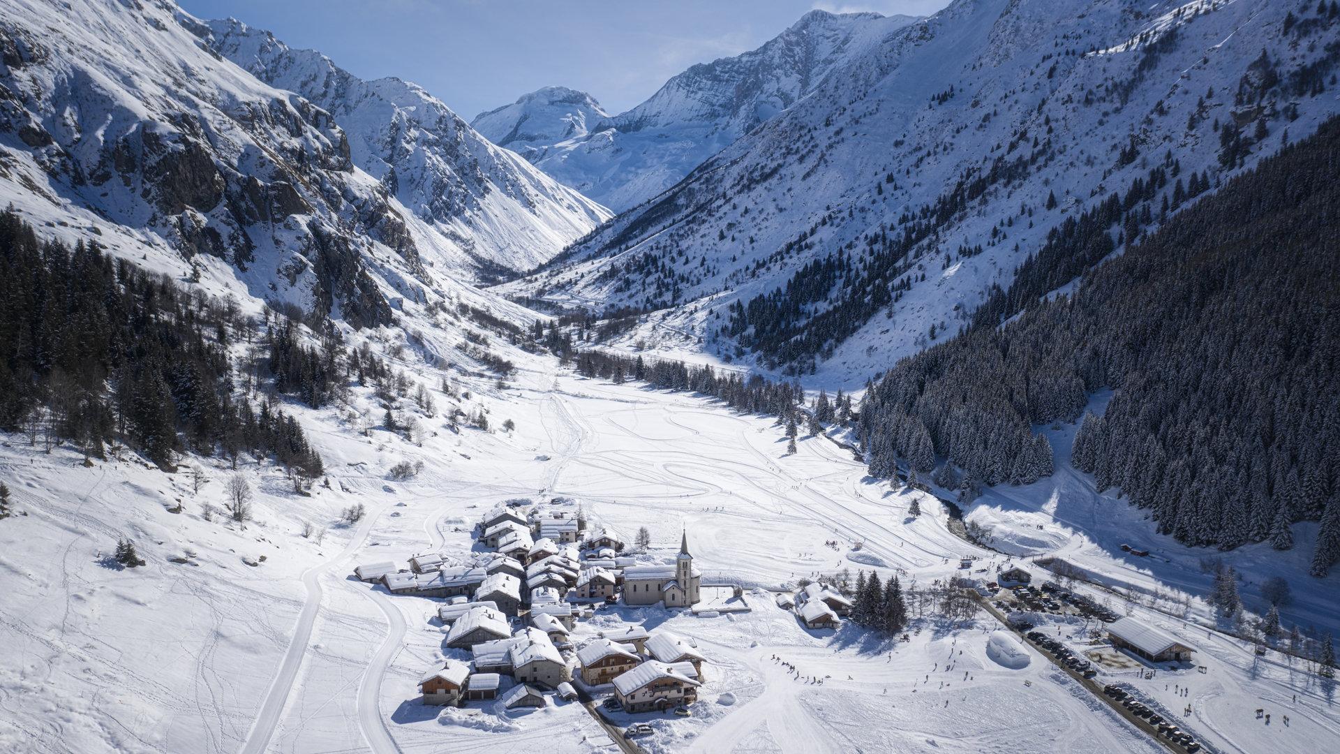 Champagny-le-haut sous la neige