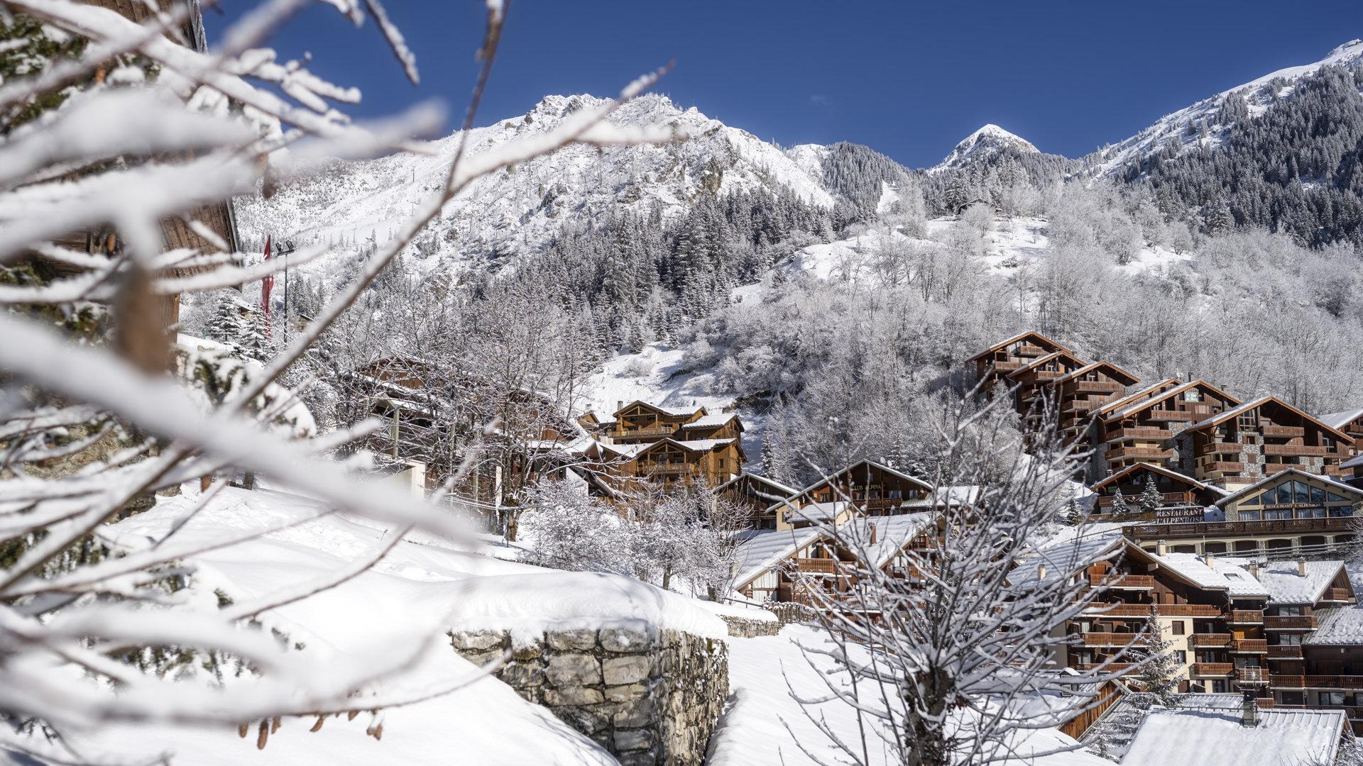 La Plagne Champagny en Vanoise en hiver