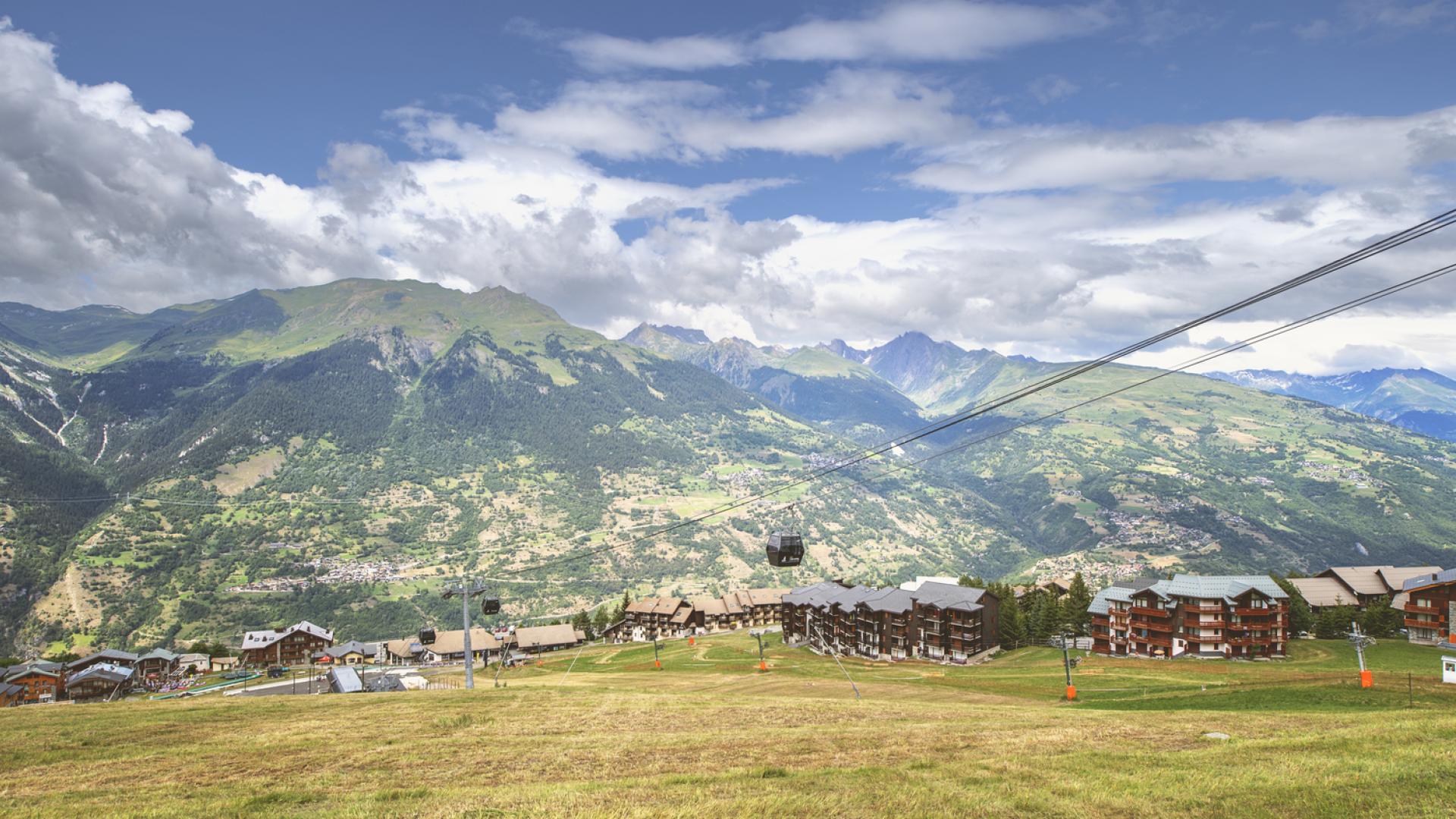 La Plagne montalbert vue d'été