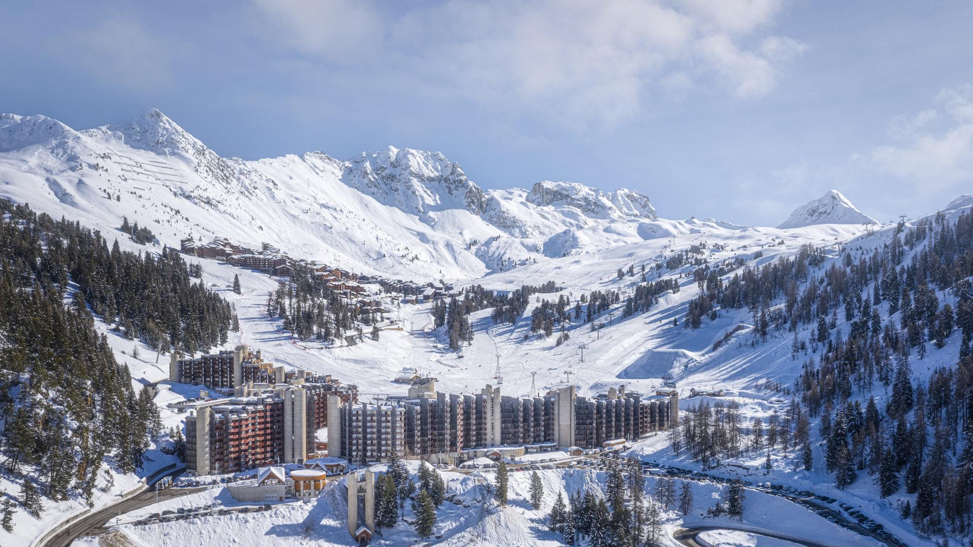 Plagne Bellecôte vue domaine