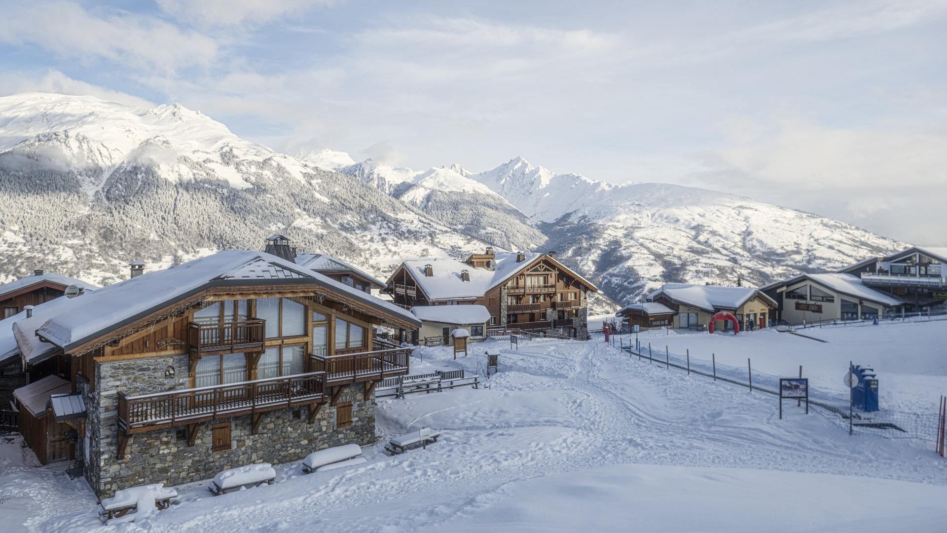 La Plagne Montalbert en hiver