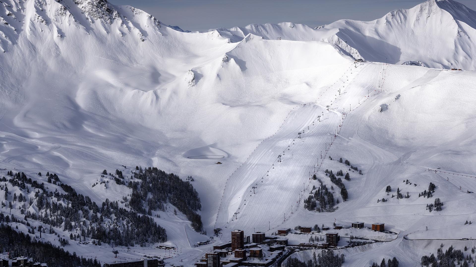 Stade de slalom Becoin La Plagne