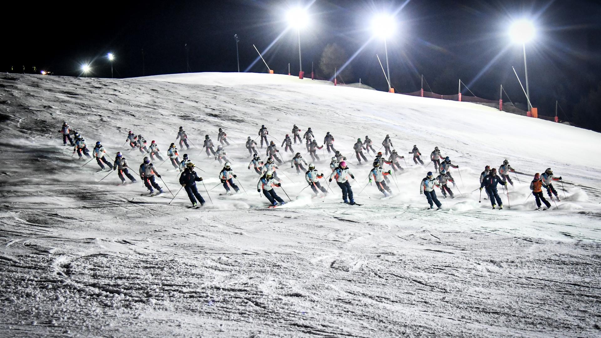 Born to be show descente à La Plagne