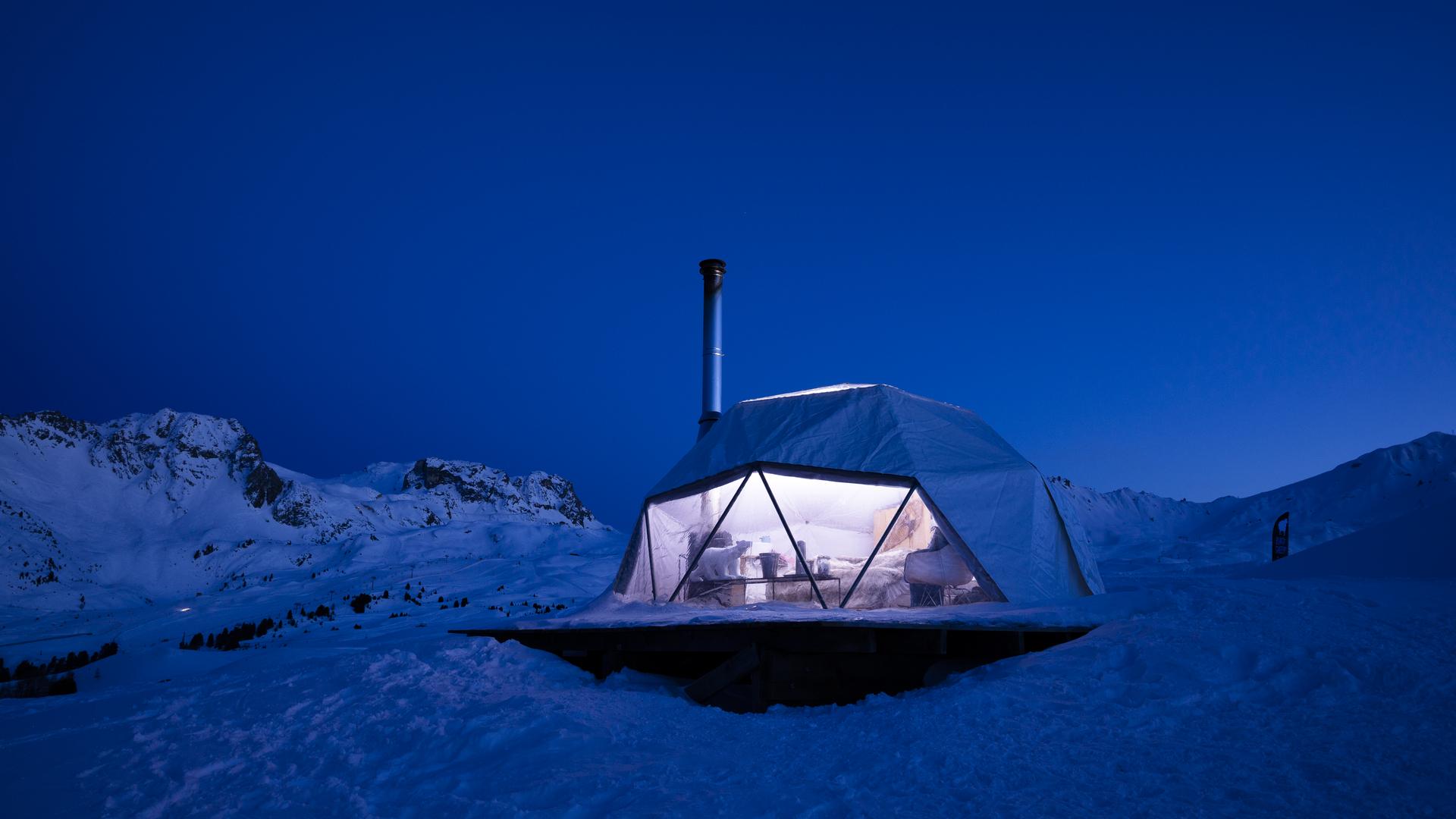 Nuit insolite dans un igloo La Plagne