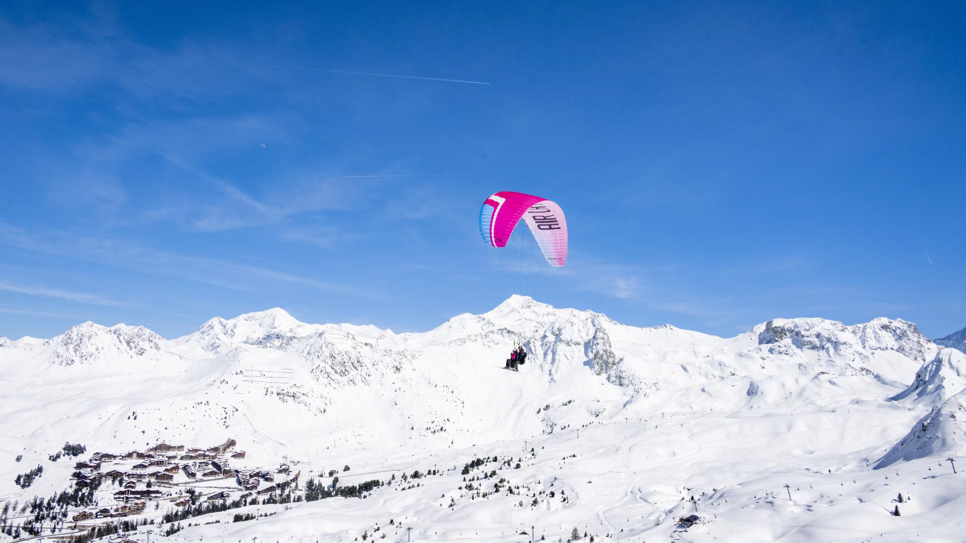 parapente hiver