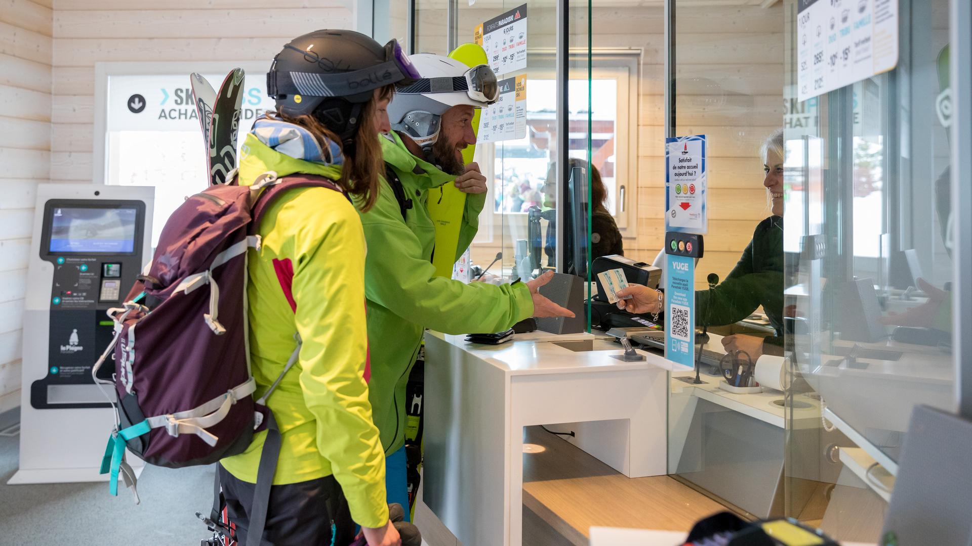 Forfait La Plagne achat en caisse