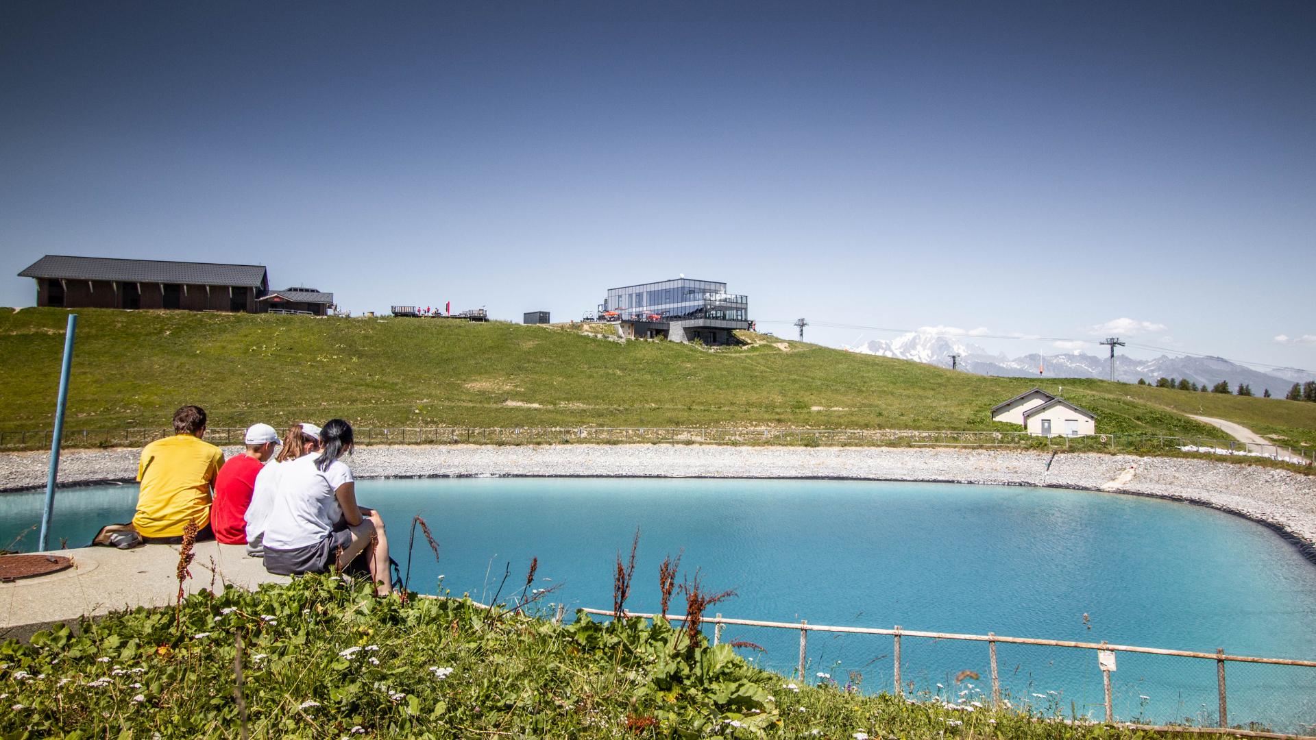 Prajourdan pause au lac