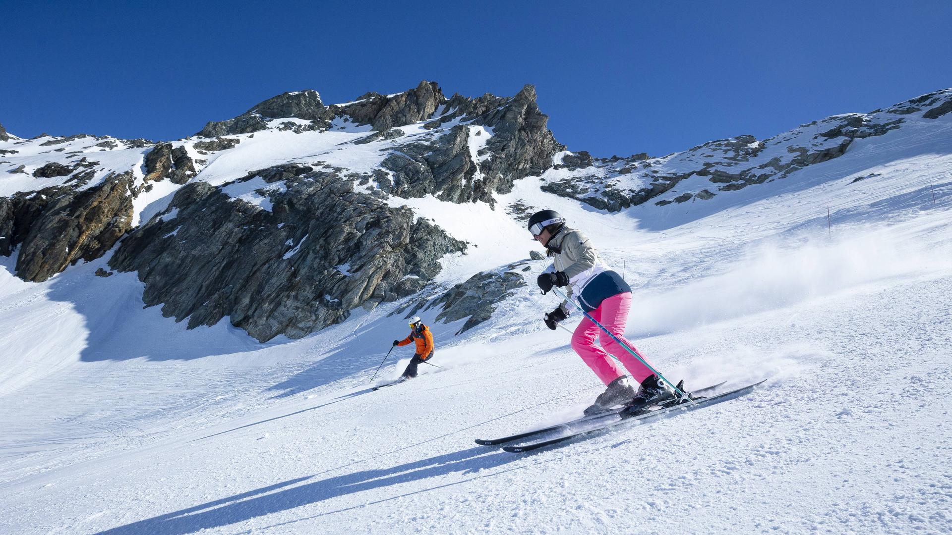 Ski piste La Plagne