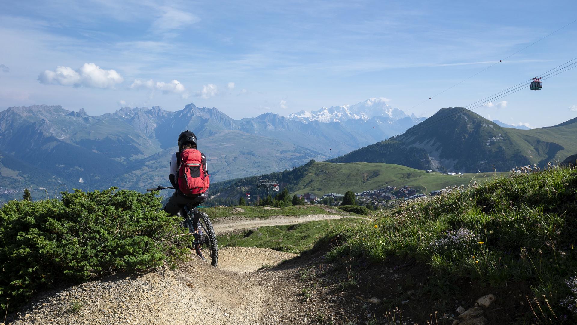 VTT vue Colorado Bike Park La Plagne