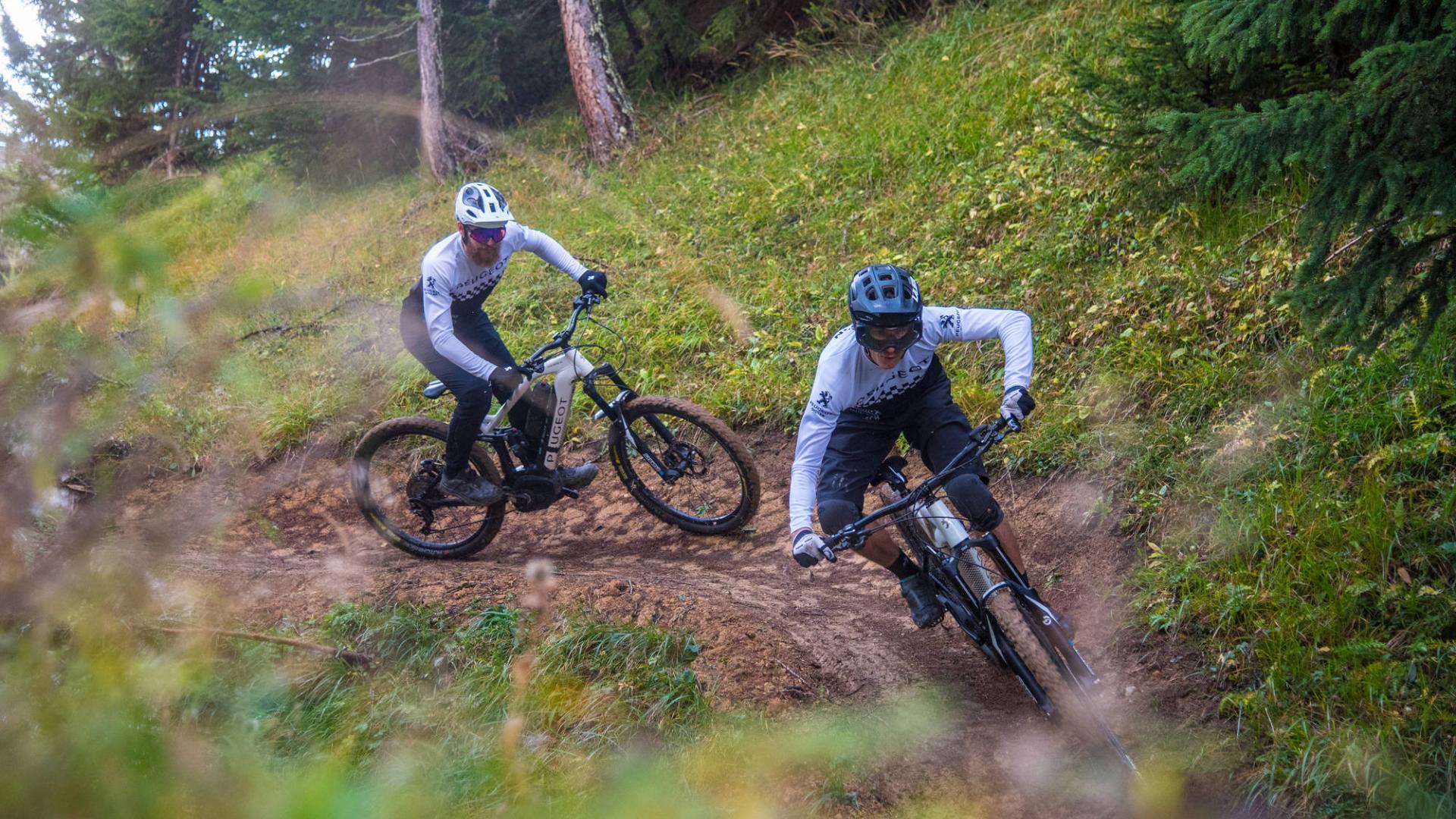 Vtt électrique à La Plagne