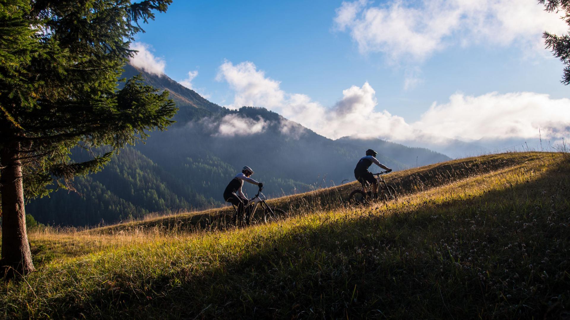 Vtt au coeur de la nature à La Plagne Vtt au coeur de la nature à La Plagne
