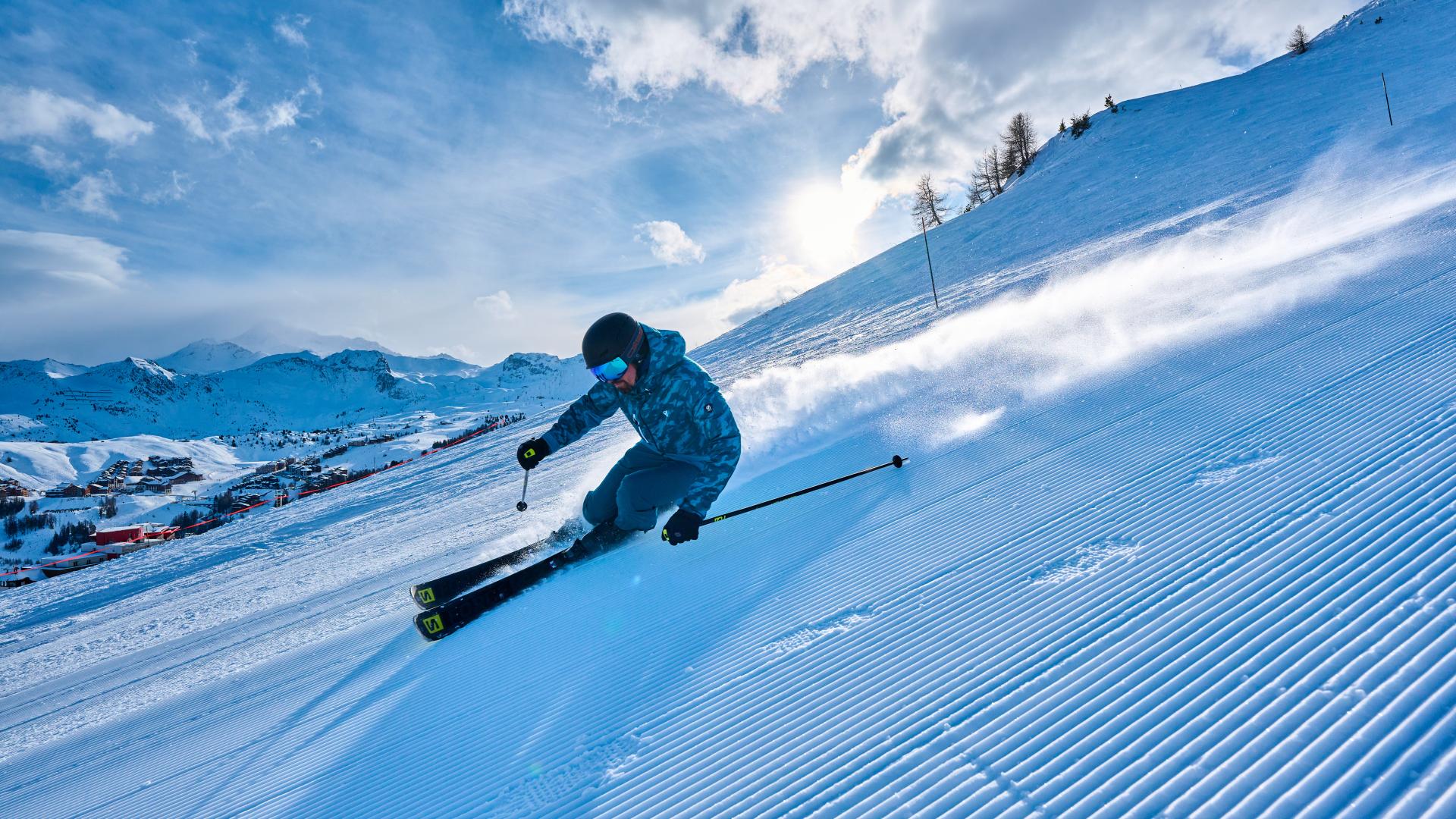 First track La Plagne