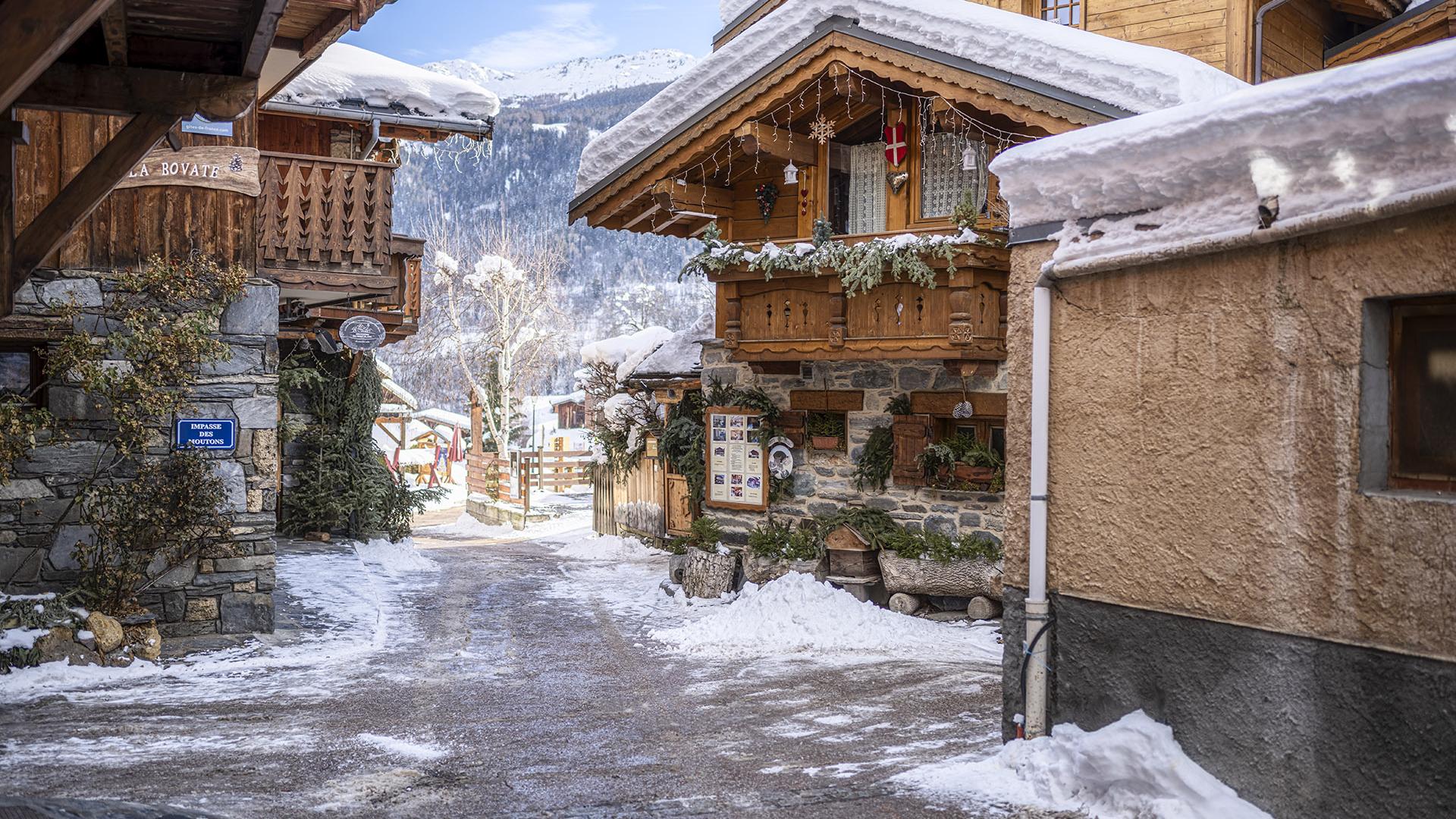 Ruelle du village de Montchavin-les Coches