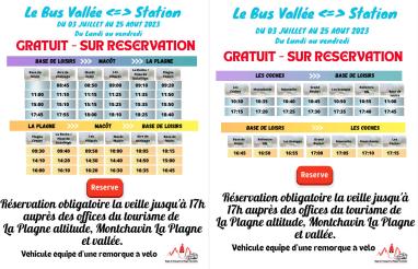 Bus Vallée Station à La Plagne Bus Vallée Station à La Plagne