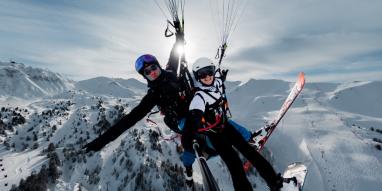 La Plagne - parapente-Charlotte-Bertonneau