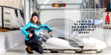 La piste olympique de bobsleigh "accessible" aussi La piste olympique de bobsleigh "accessible" aussi