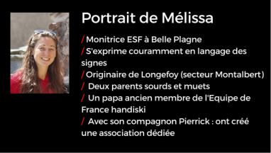 Mélissa, ESF Belle Plagne