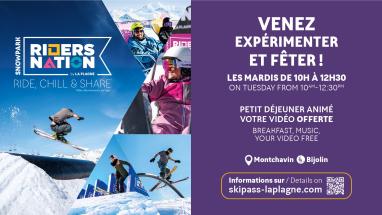 Les mardis découverte Riders nation à La Plagne