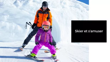 Skier et s'amuser Skier et s'amuser
